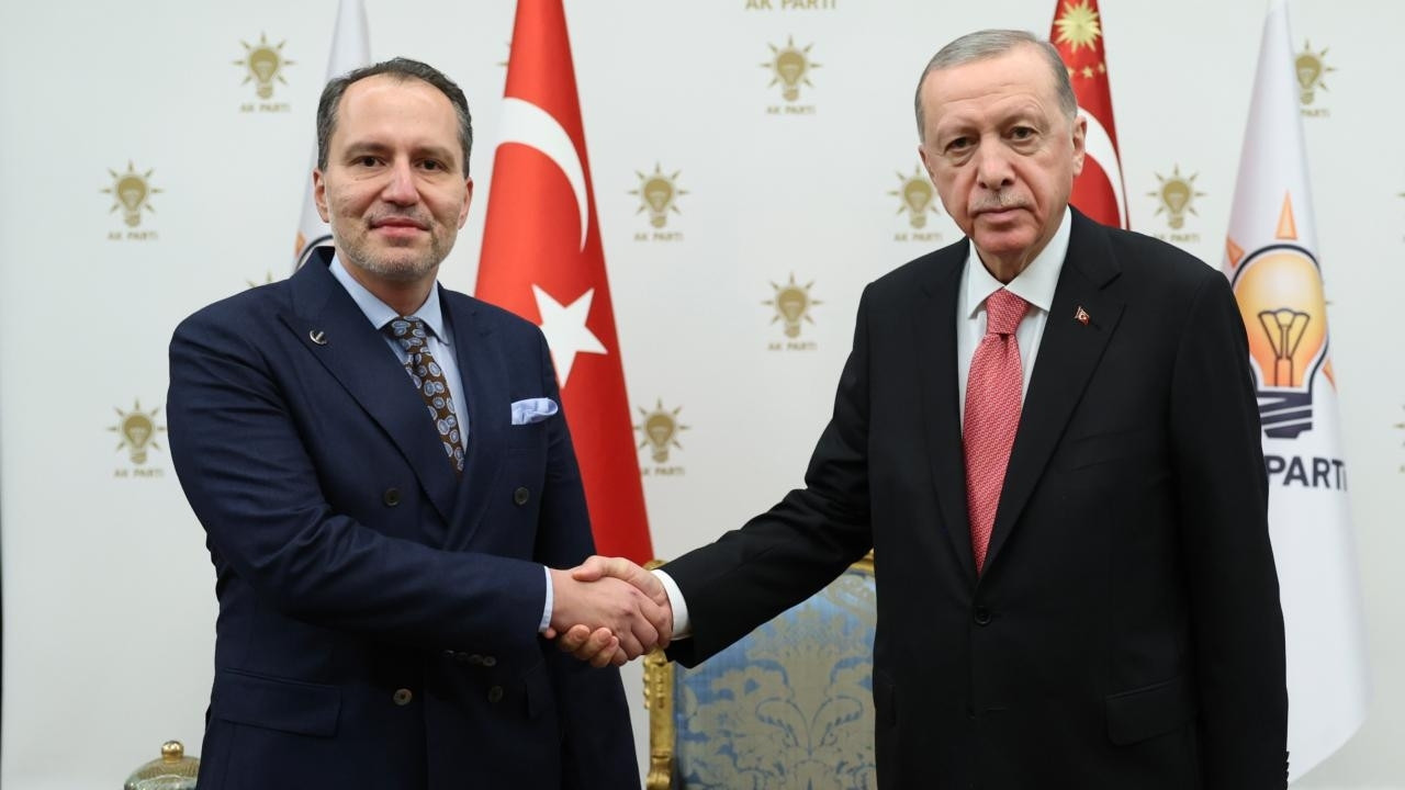 Cumhurbaşkanı Erdoğan, Erbakan'ı kabul etti
