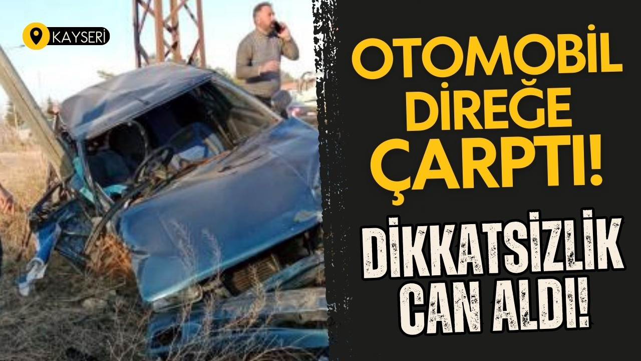 Kayseri'de trafik kazası!