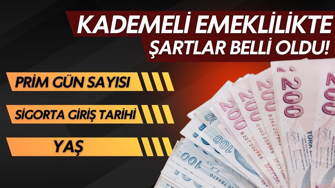 Kademeli emeklilikte çalışmalar başladı!