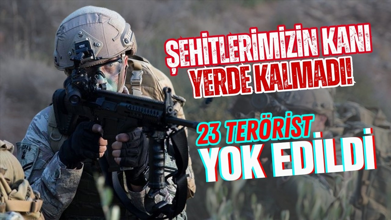 Şehitlerimizin kanı yerde kalmadı!