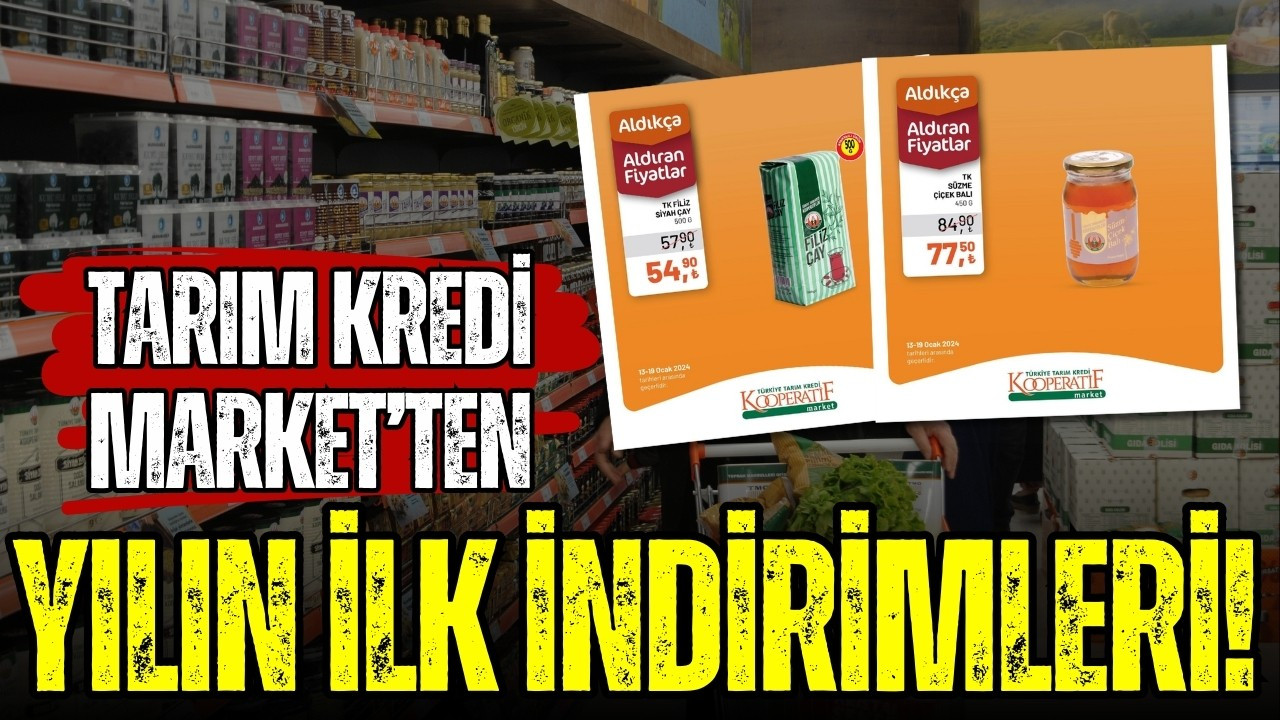 Tarım Kredi'de yılın ilk indirimleri!