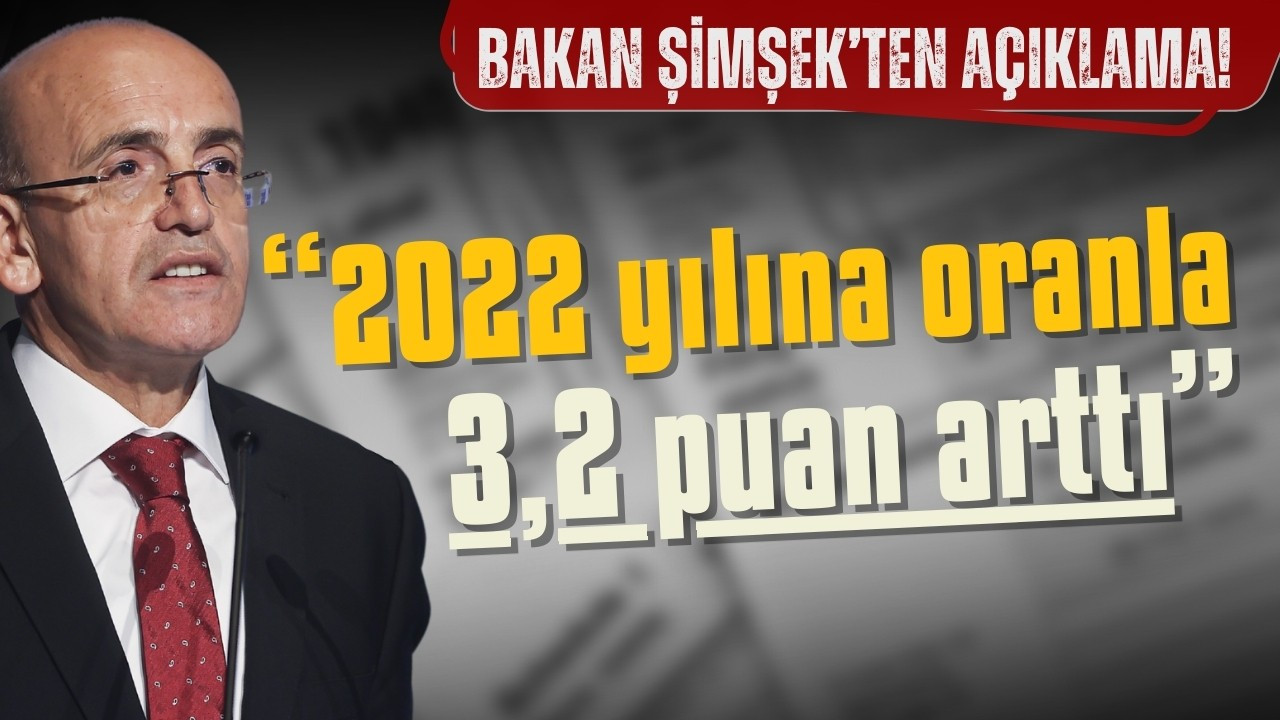 Mehmet Şimşek'ten vergi oranı açıklaması!