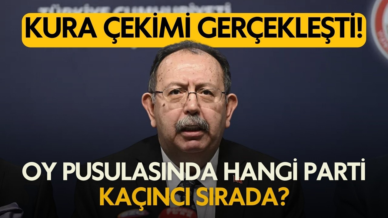 Oy pusulasında hangi parti kaçıncı sırada?