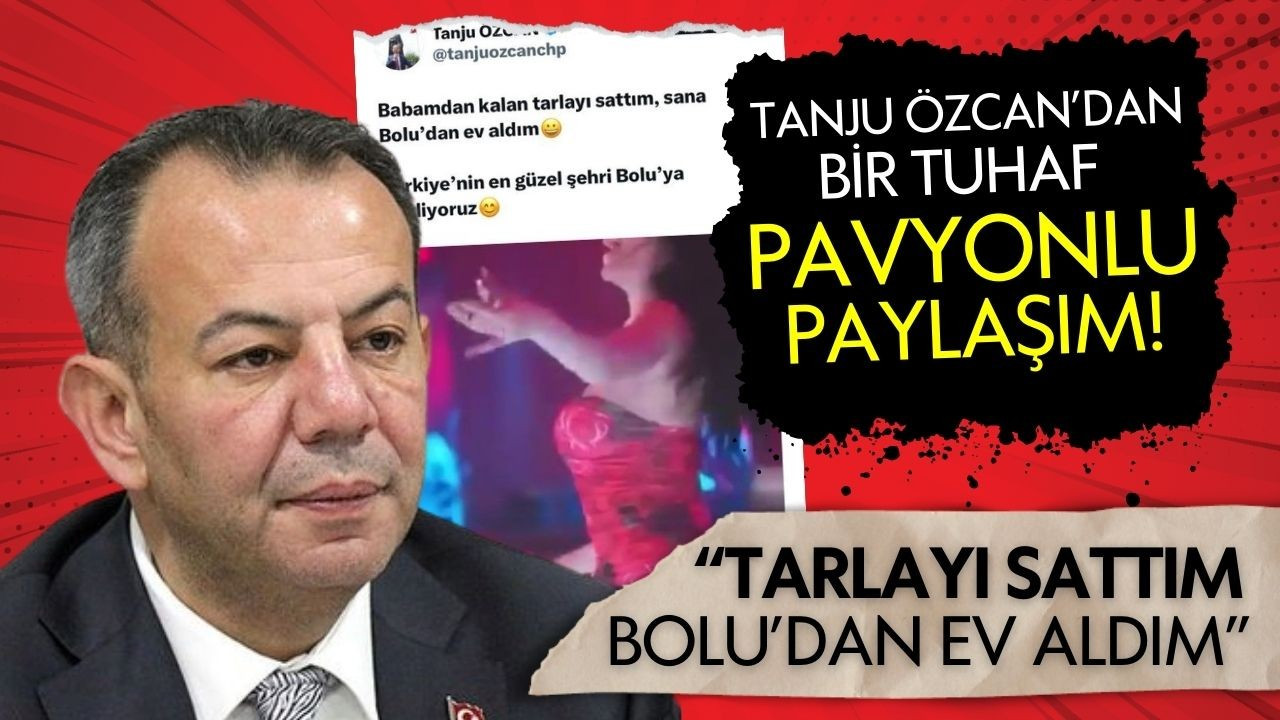 Tanju Özcan'ın "pavyon" paylaşımına tepki yağdı!