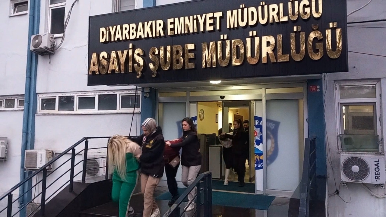 Diyarbakır'da fuhuş operasyonu: 9 şüpheli yakaland