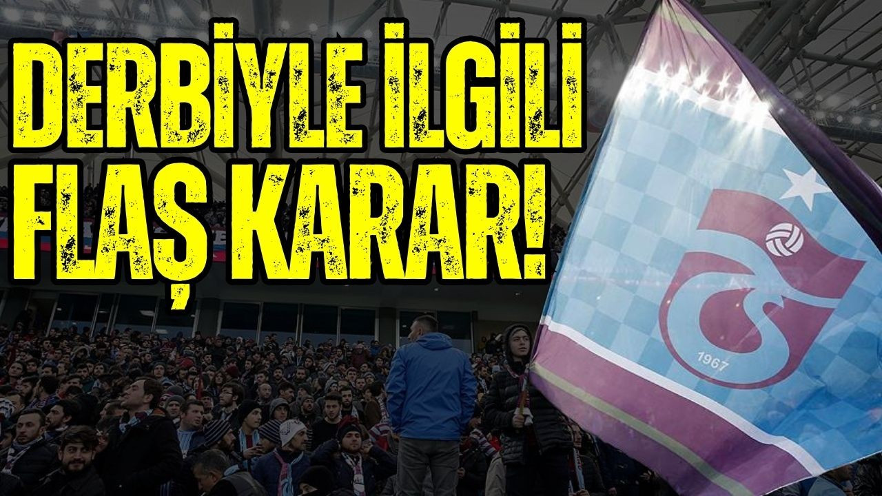 Beşiktaş-Trabzonspor maçıyla ilgili flaş karar!