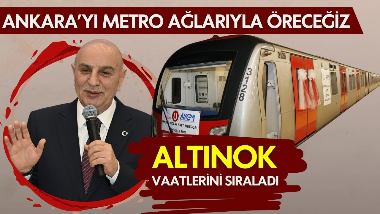 Turgut Altınok: Ankara'yı metro ağlarıyla öreceğiz