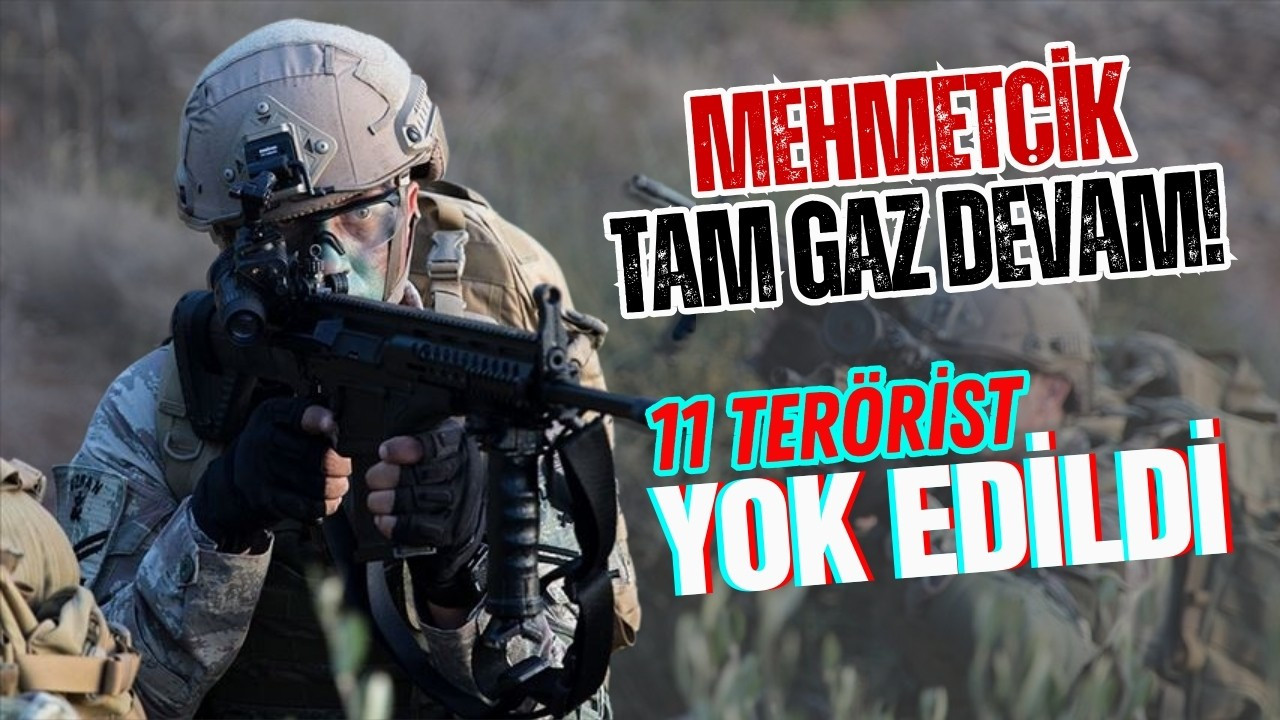 PKK'ya ağır darbe: 11 terörist etkisiz!
