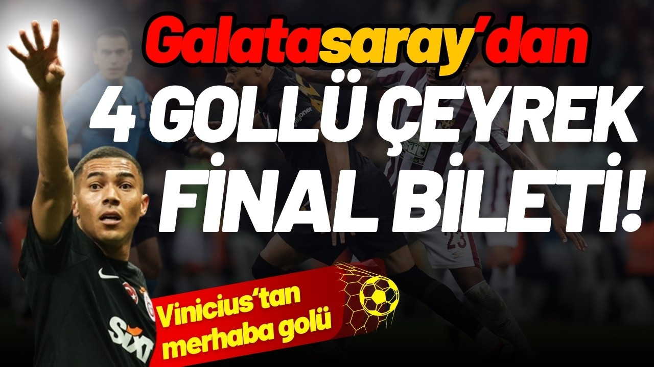 Galatasaray, 4 golle çeyrek finalde!