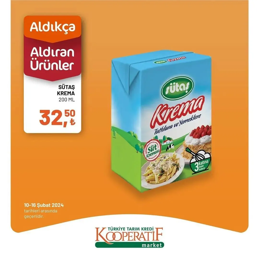 Tarım Kredi'den 40 üründe haftalık indirim!
