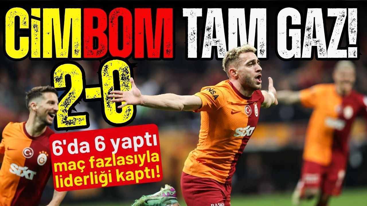 Galatasaray rakip tanımıyor!