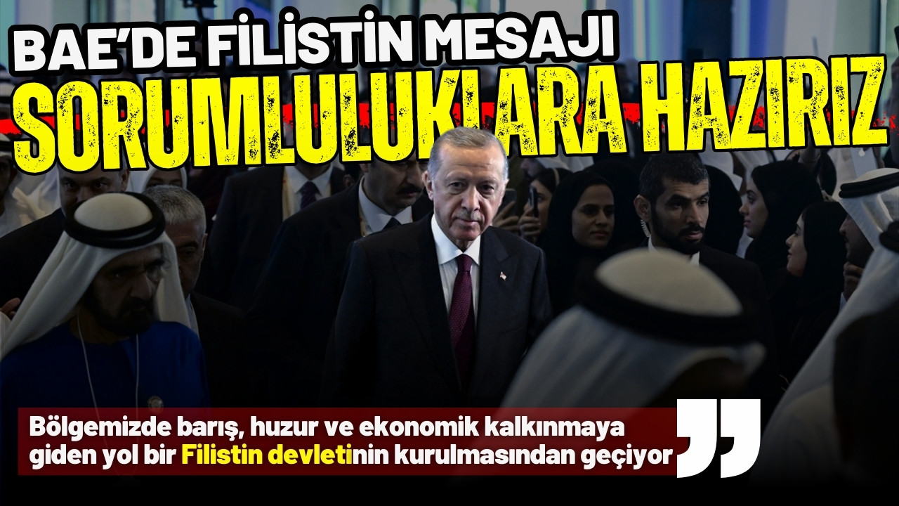 Cumhurbaşkanı Erdoğan: "Sorumluluklara hazırız"