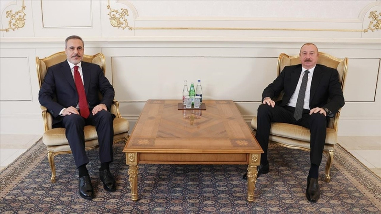 Bakan Fidan, Aliyev ile görüştü!