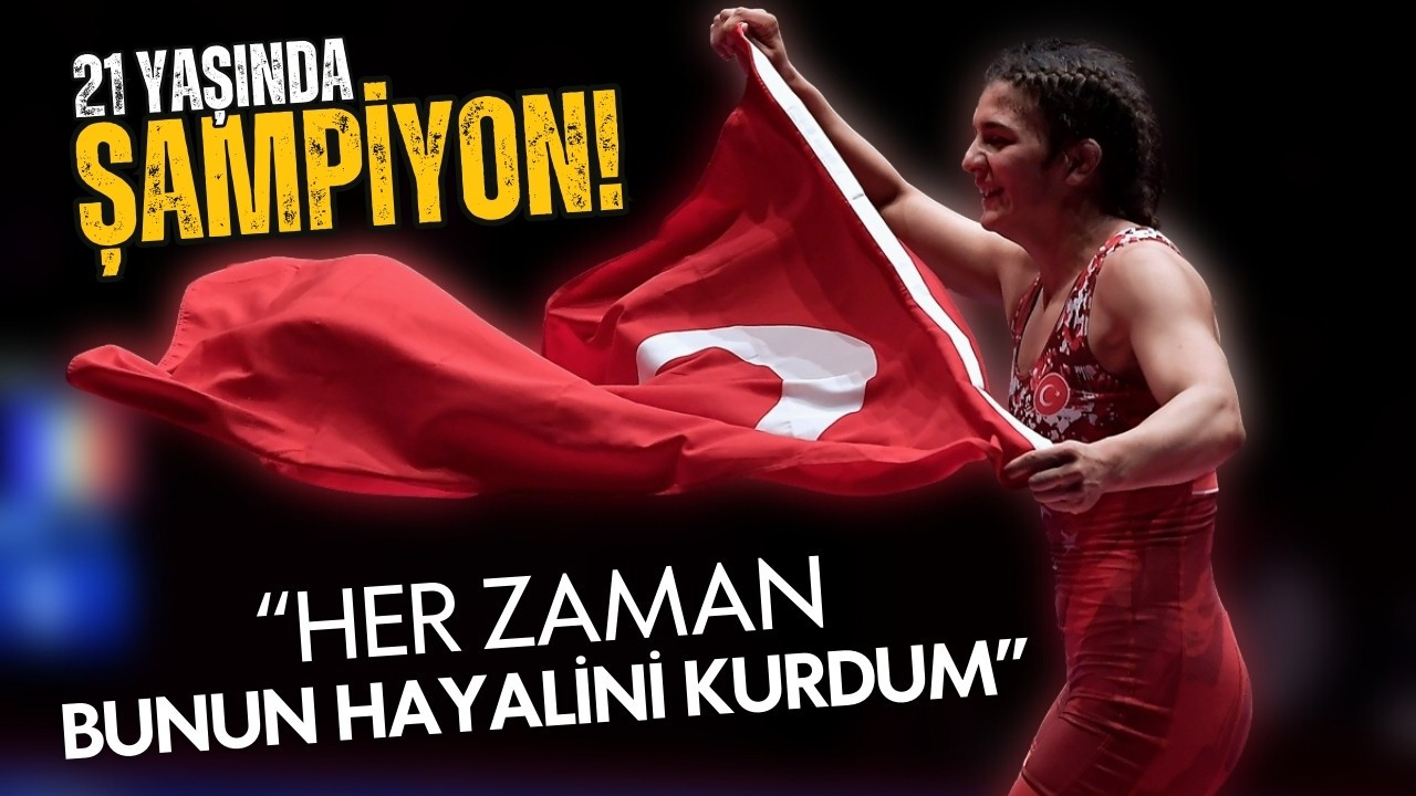 Milli güreşçi Nesrin Baş, Avrupa şampiyonu oldu