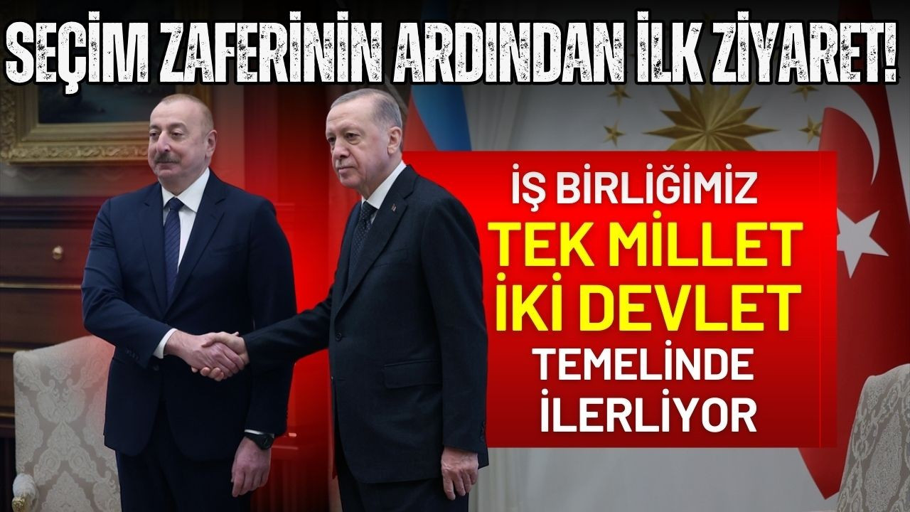Erdoğan-Aliyev görüşmesi