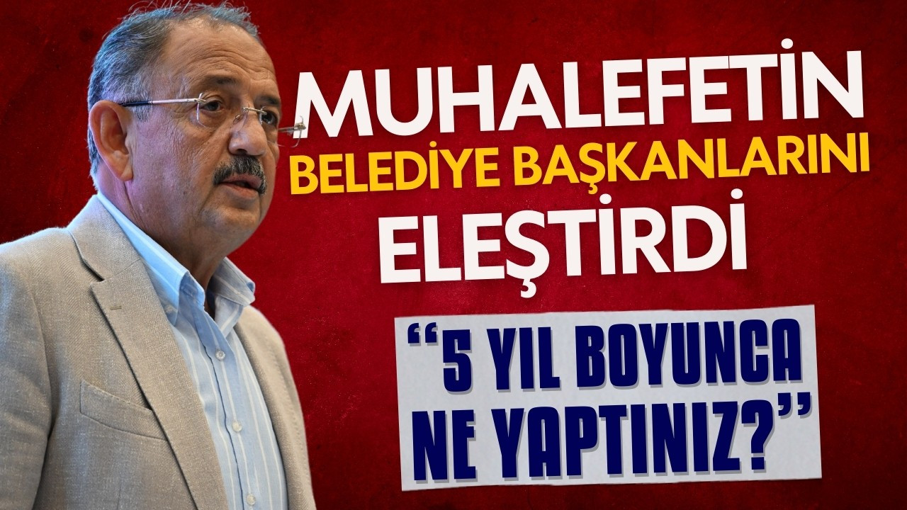 Bakan Özhaseki Kayseri'de konuştu!