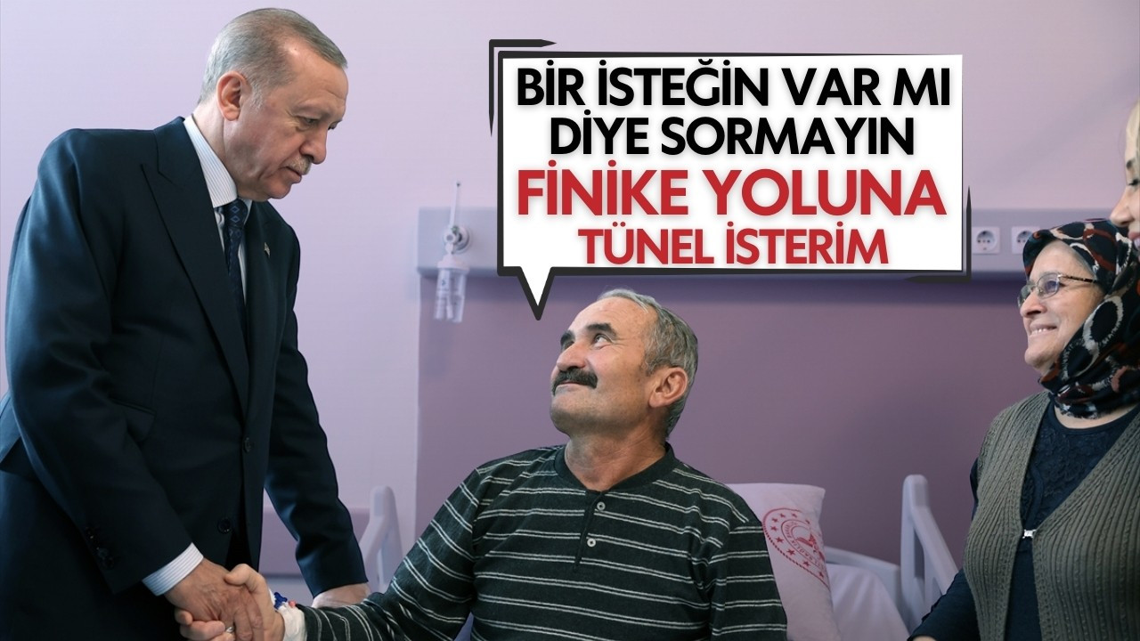 Erdoğan ile vatandaş arasında gülümseten diyalog