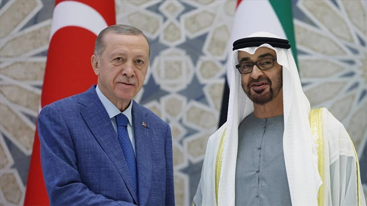 Erdoğan, BAE Devlet Başkanı Al Nahyan ile görüştü