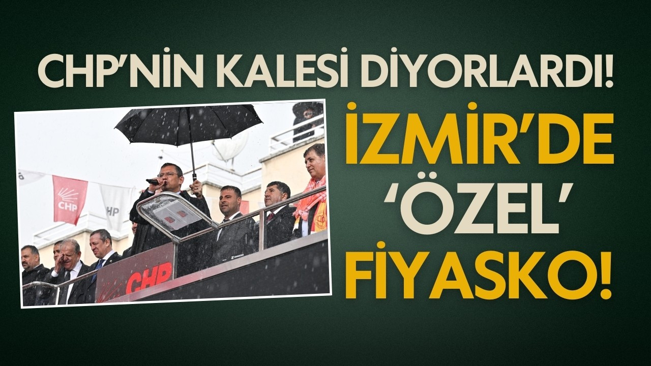 Özgür Özel'e İzmir Torbalı'da 'özel' fiyasko!