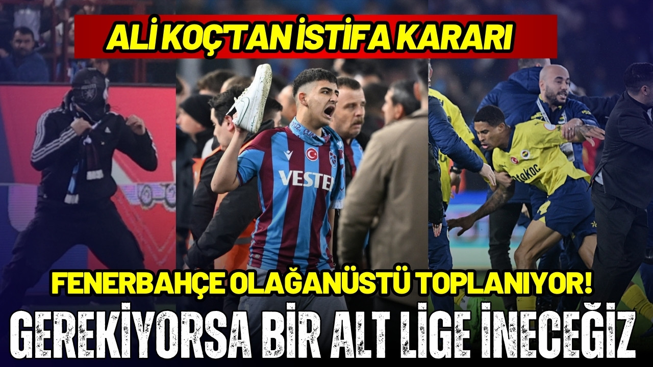 Fenerbahçe olağanüstü toplanıyor: Gündemde ligden çekilme var!