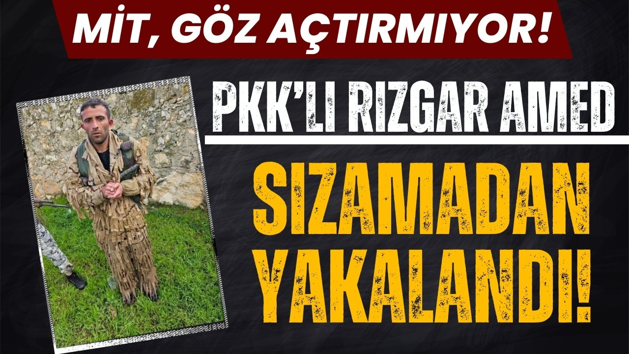 PKK'lı Rızgar Amed, sızma girişiminde yakalandı!