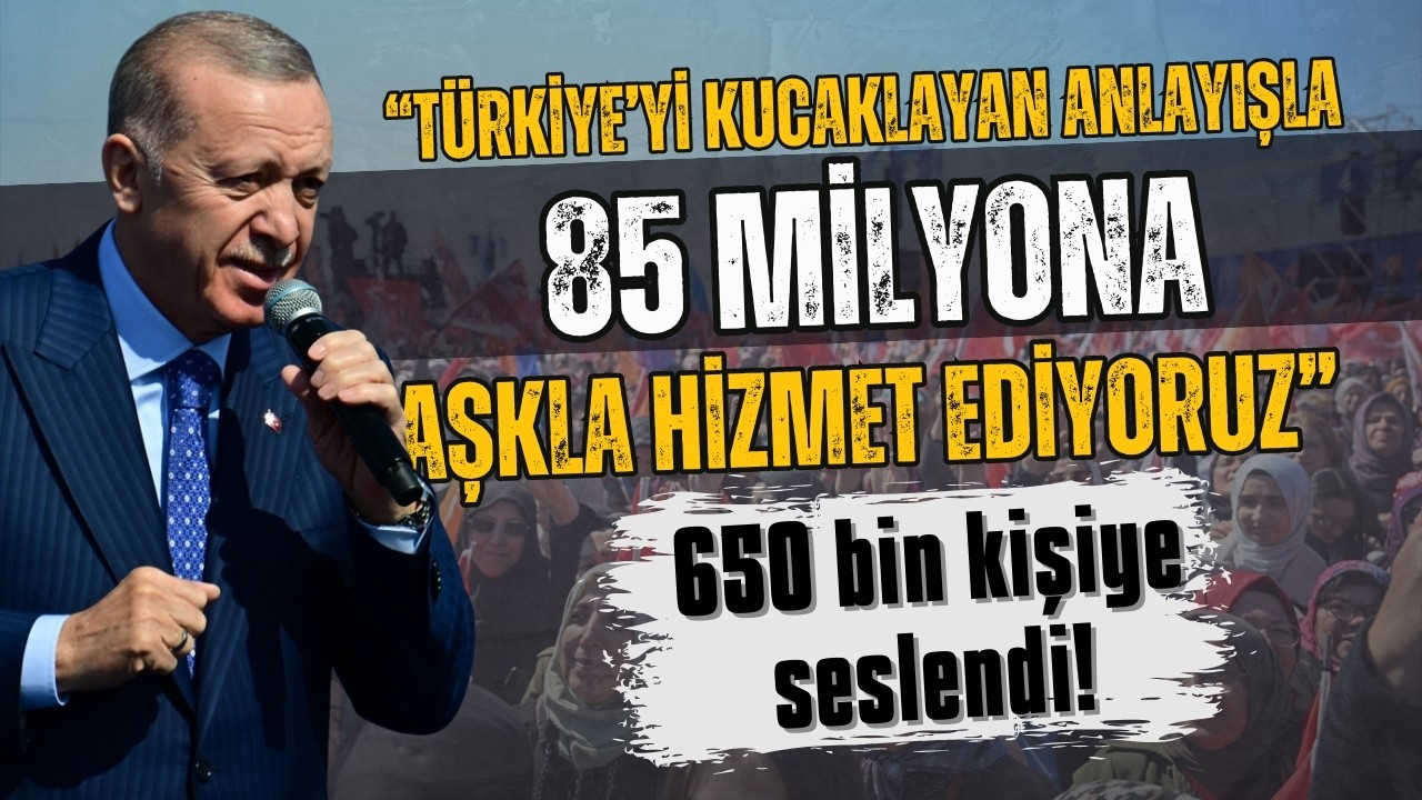 Cumhurbaşkanı Erdoğan, İstanbul'da konuştu!