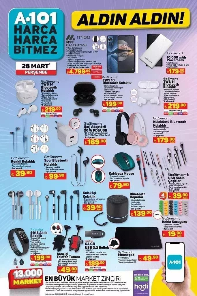 A 101’in 28 Mart 2024 Kataloğu Yayınlandı! A 101’de bu hafta neler var? - Sayfa 6