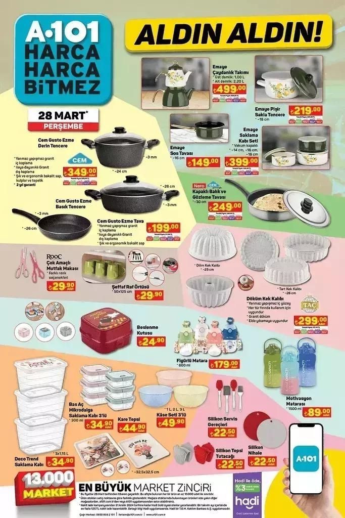 A 101’in 28 Mart 2024 Kataloğu Yayınlandı! A 101’de bu hafta neler var? - Sayfa 12