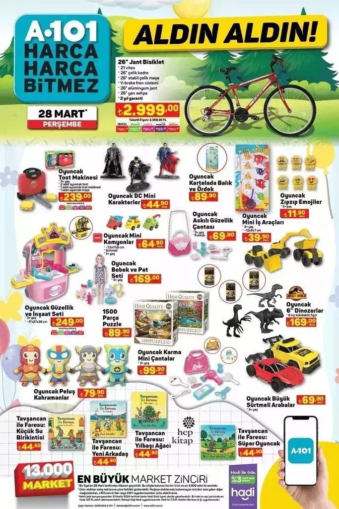 A 101’in 28 Mart 2024 Kataloğu Yayınlandı! A 101’de bu hafta neler var? - Sayfa 13