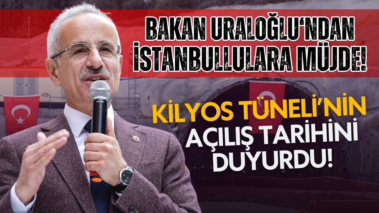 Bakan Uraloğlu'ndan İstanbullulara müjde!