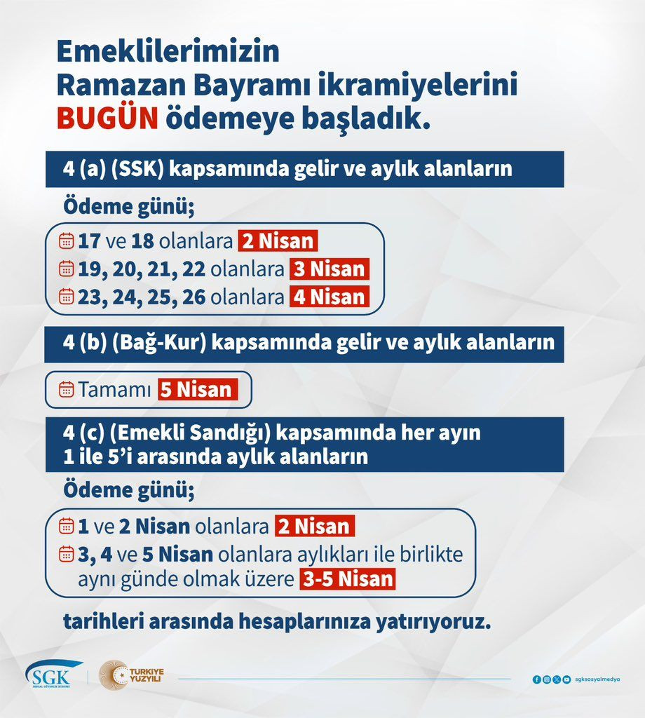 Emekli bayram ikramiyesi ödemeleri başlıyor! - Sayfa 5