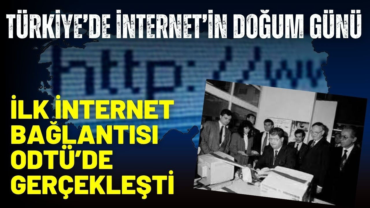 Türkiye’de İnternet’in doğum günü 12 Nisan