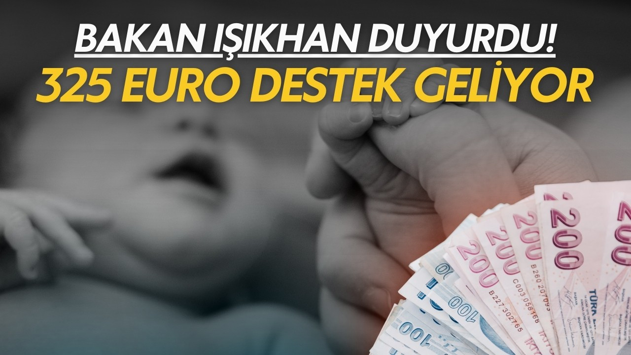 SGK'den 7 bin anne ve bakıcıya 325 Euro destek