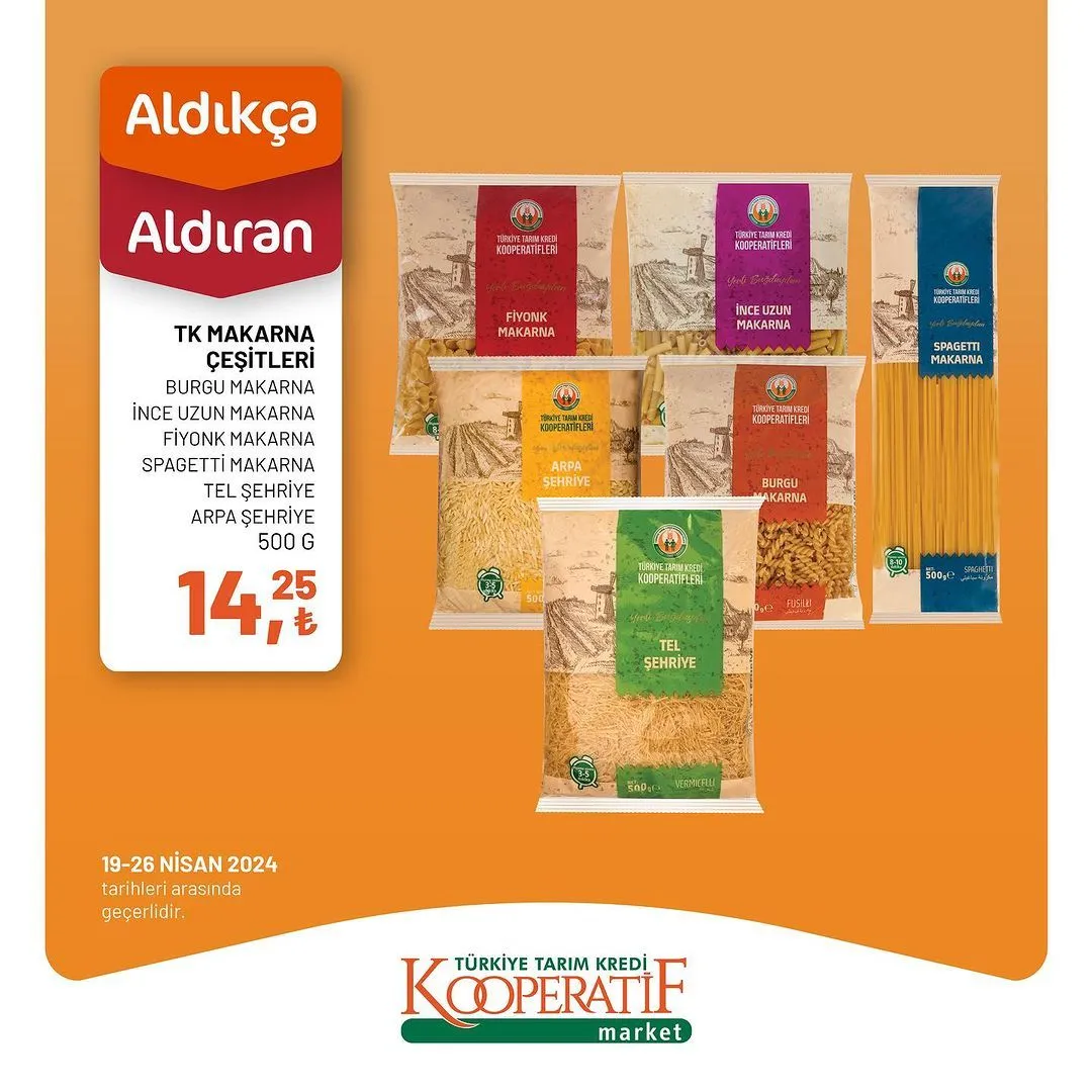 Tarım Kredi Market birçok üründe indirime gitti!