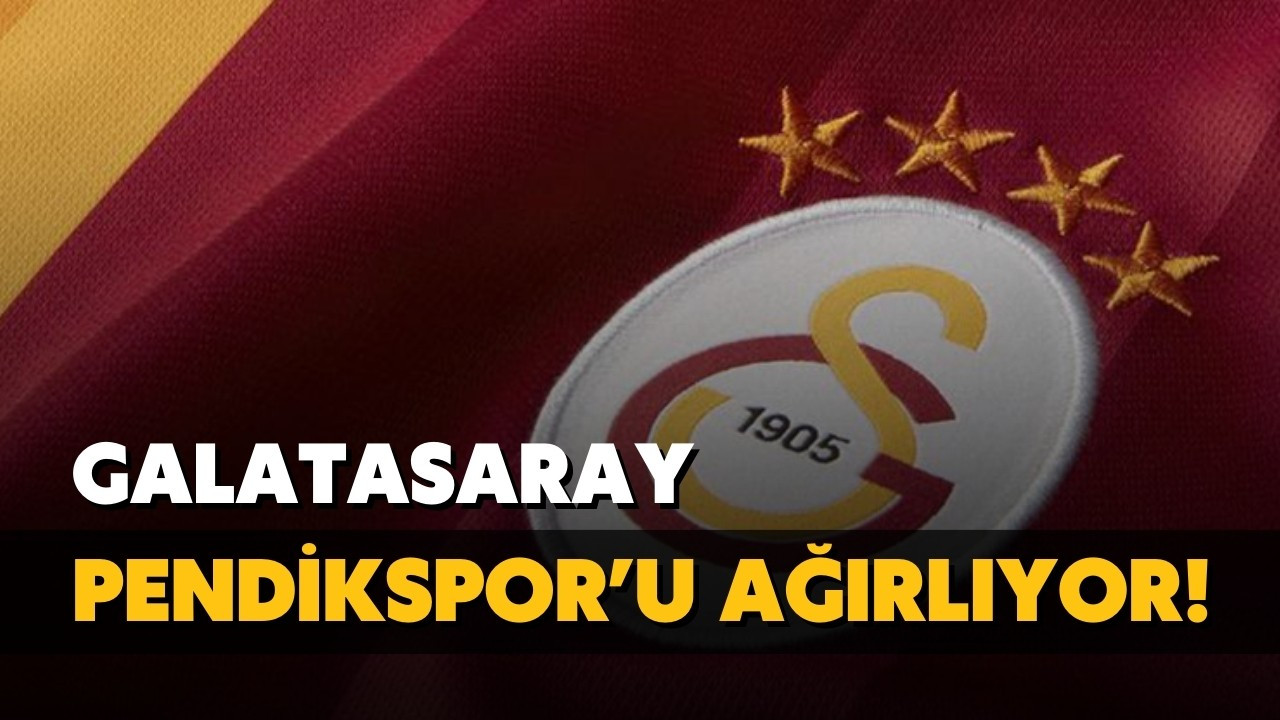 Lider Galatasaray, Pendikspor'u ağırlıyor