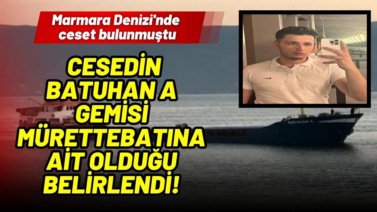 Marmara Denizi'nde ceset bulundu!