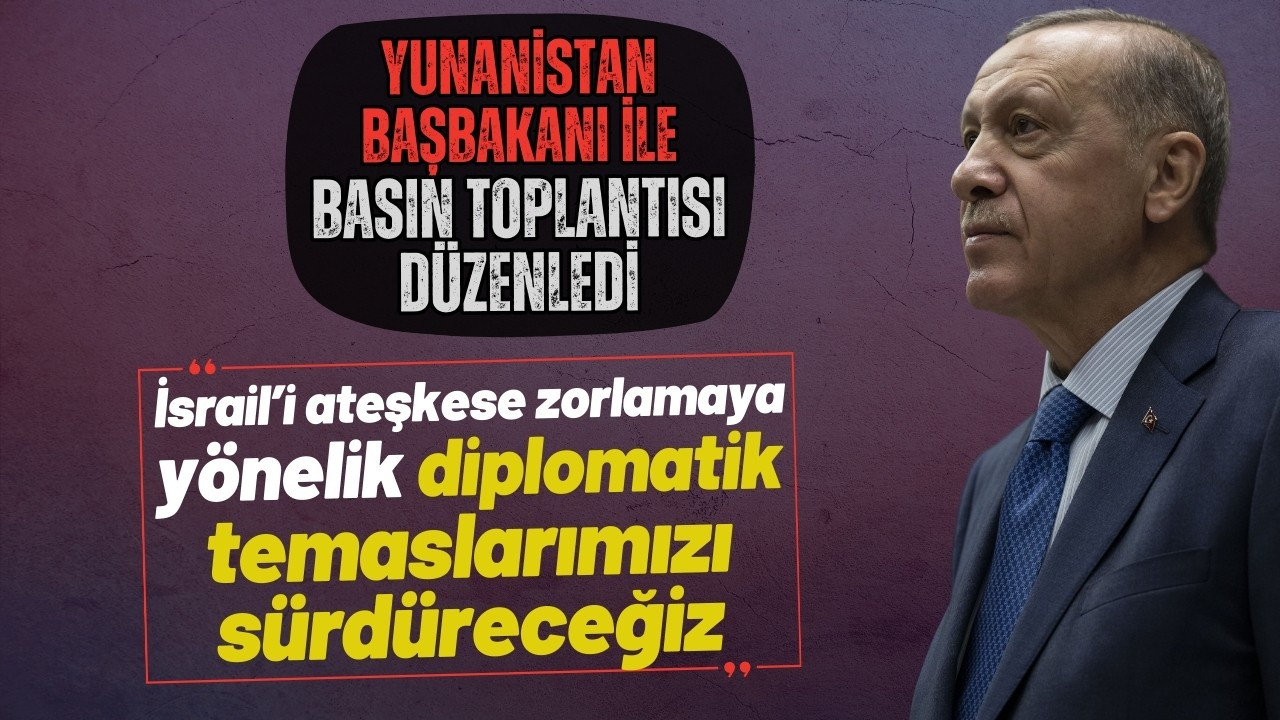 Cumhurbaşkanı Erdoğan, ortak basın toplantısında konuştu