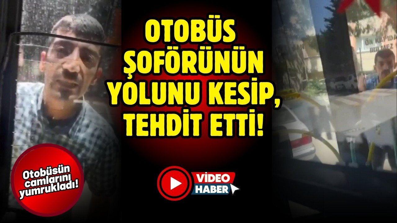 İstanbul'da taksici İETT şoförünün yolunu kesti!