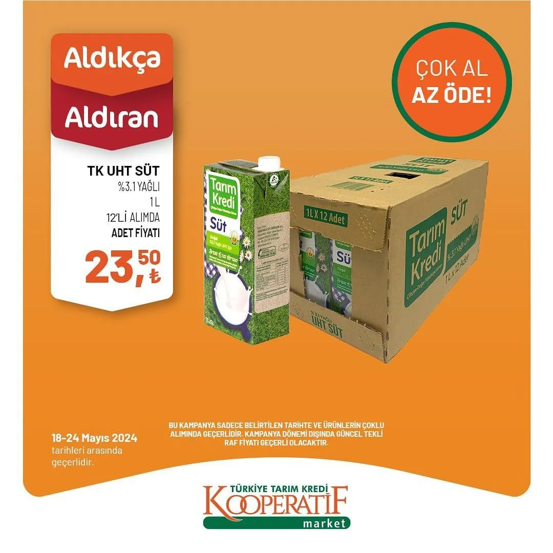 Tarım Kredi Market'te haftalık dev indirim!