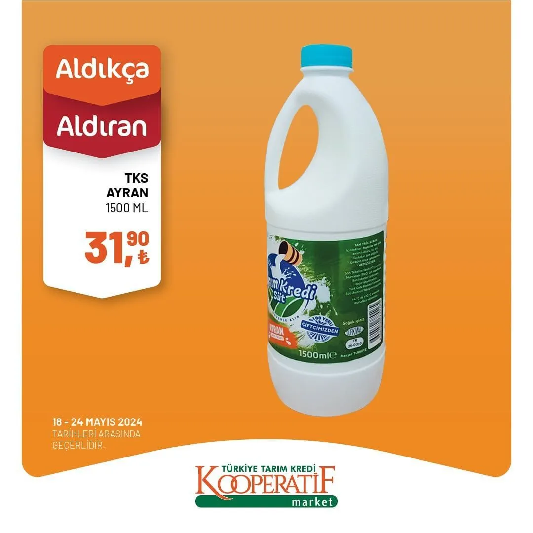 Tarım Kredi Market'te haftalık dev indirim!