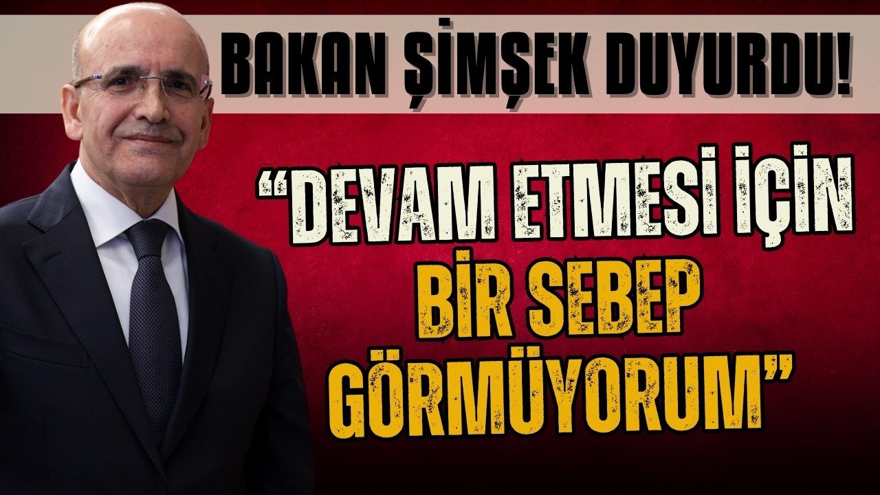 Mehmet Şimşek, kira zammıyla ilgili konuştu