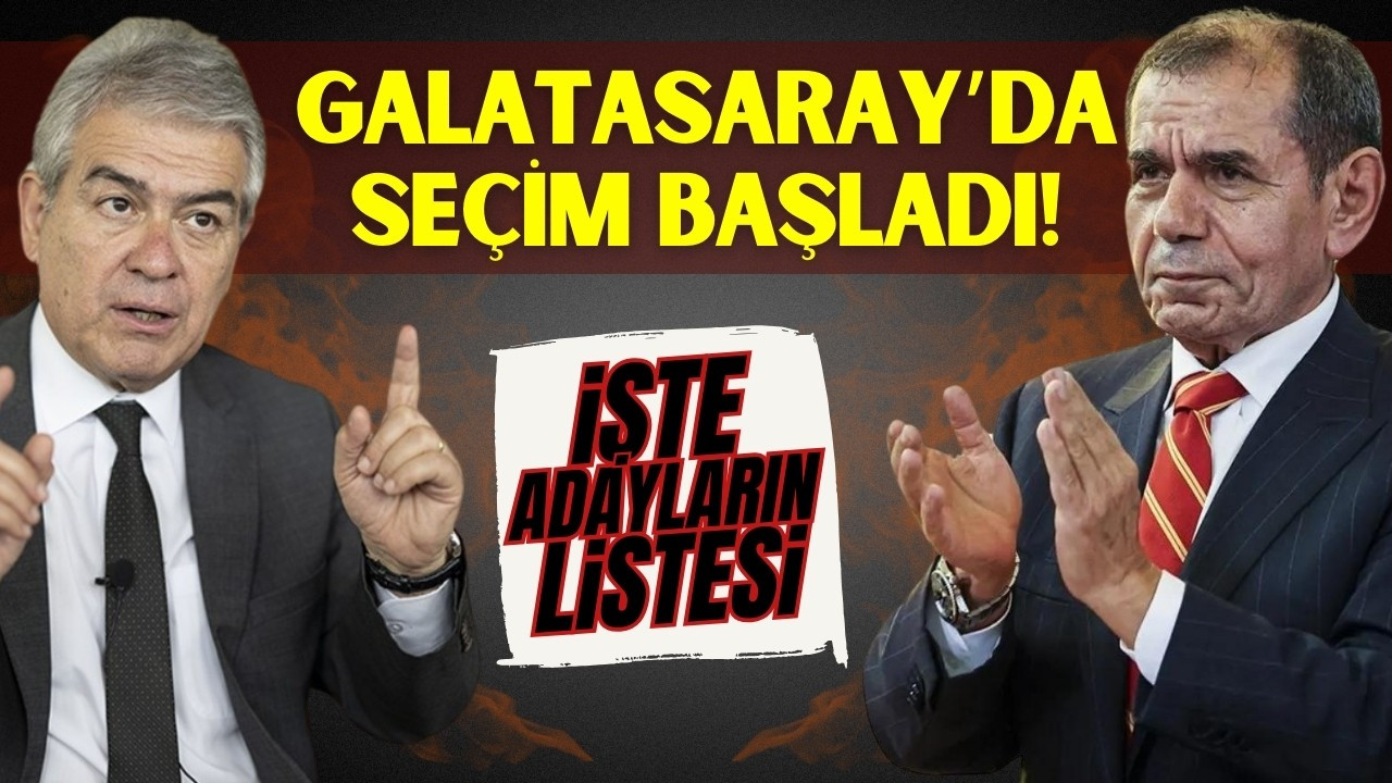 Galatasaray'da seçim başladı!