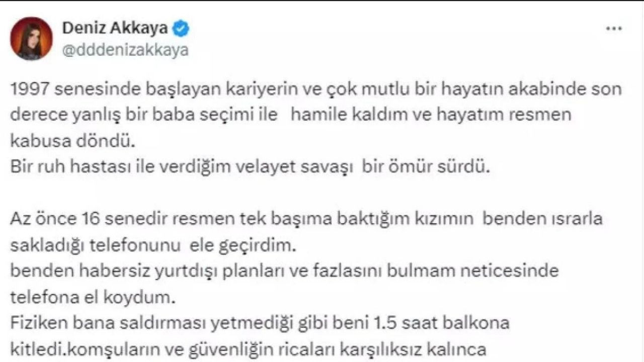 Deniz Akkaya kızı tarafından şiddete uğradı! Aile ve Sosyal Hizmetler Bakanlığı harekete geçti - Sayfa 6