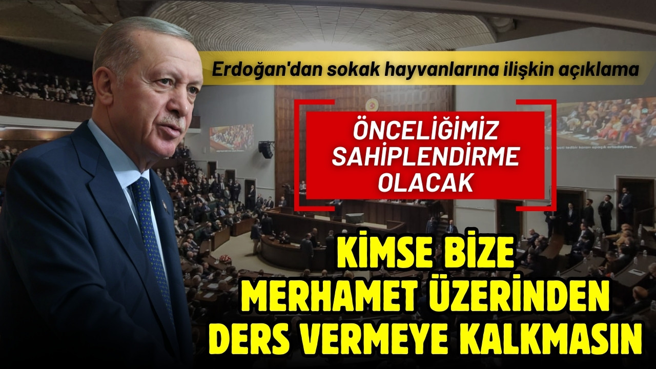 Cumhurbaşkanı Erdoğan: “Öncelik sahiplendirme olacak”