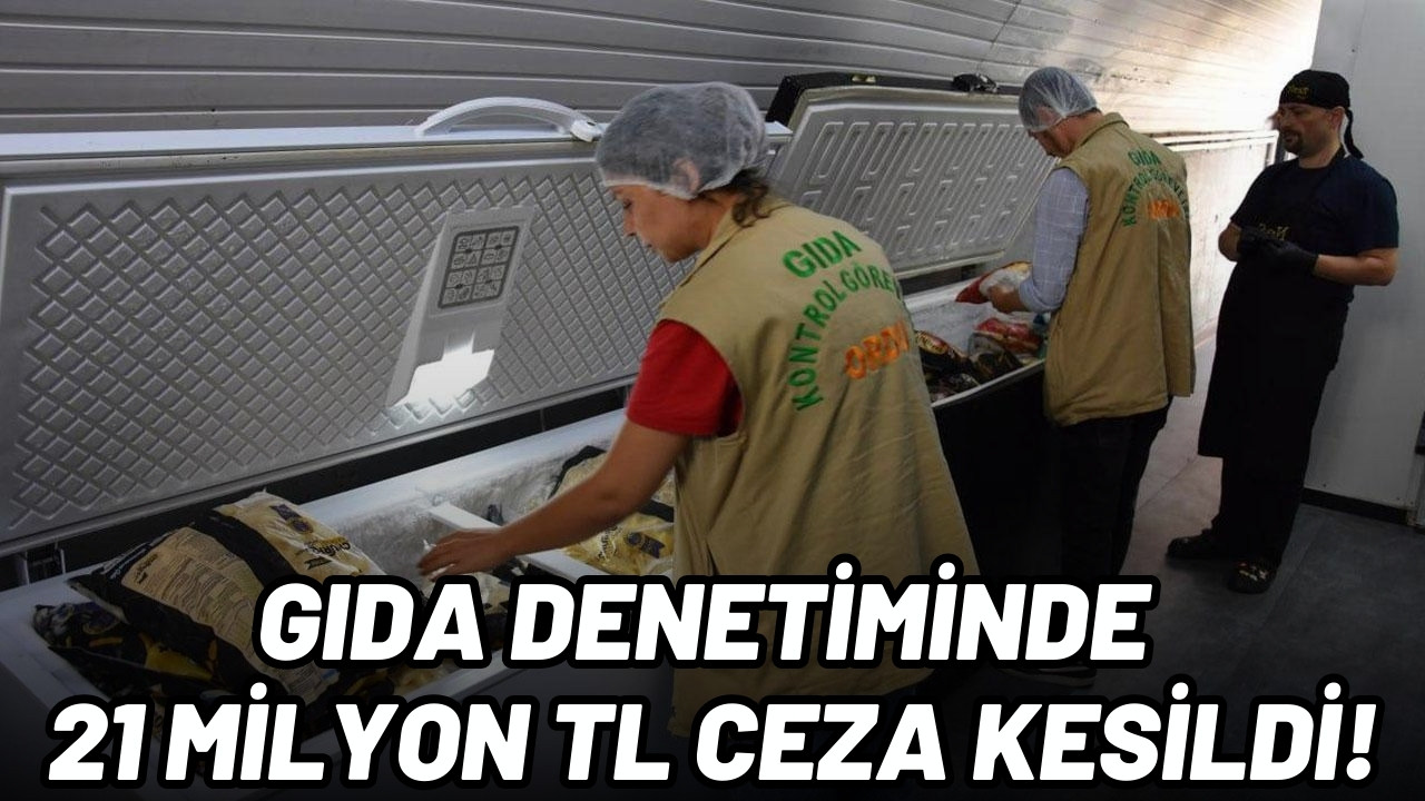 Ankara'da gıda denetimi: 21 milyon TL ceza verildi