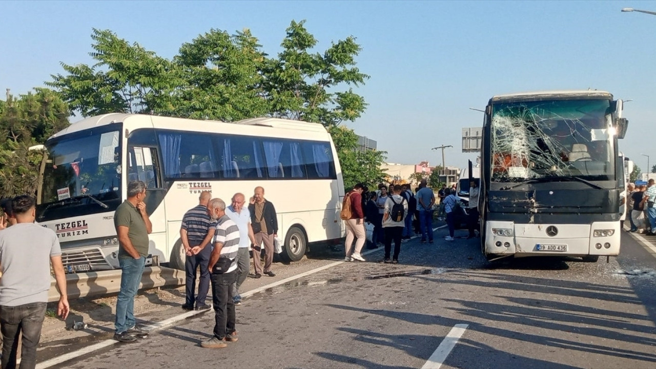 Kırklareli'nde zincirleme trafik kazası: 19 yaralı