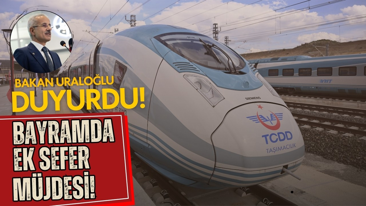 Tren hatlarına bayram için ek seferler konuldu!