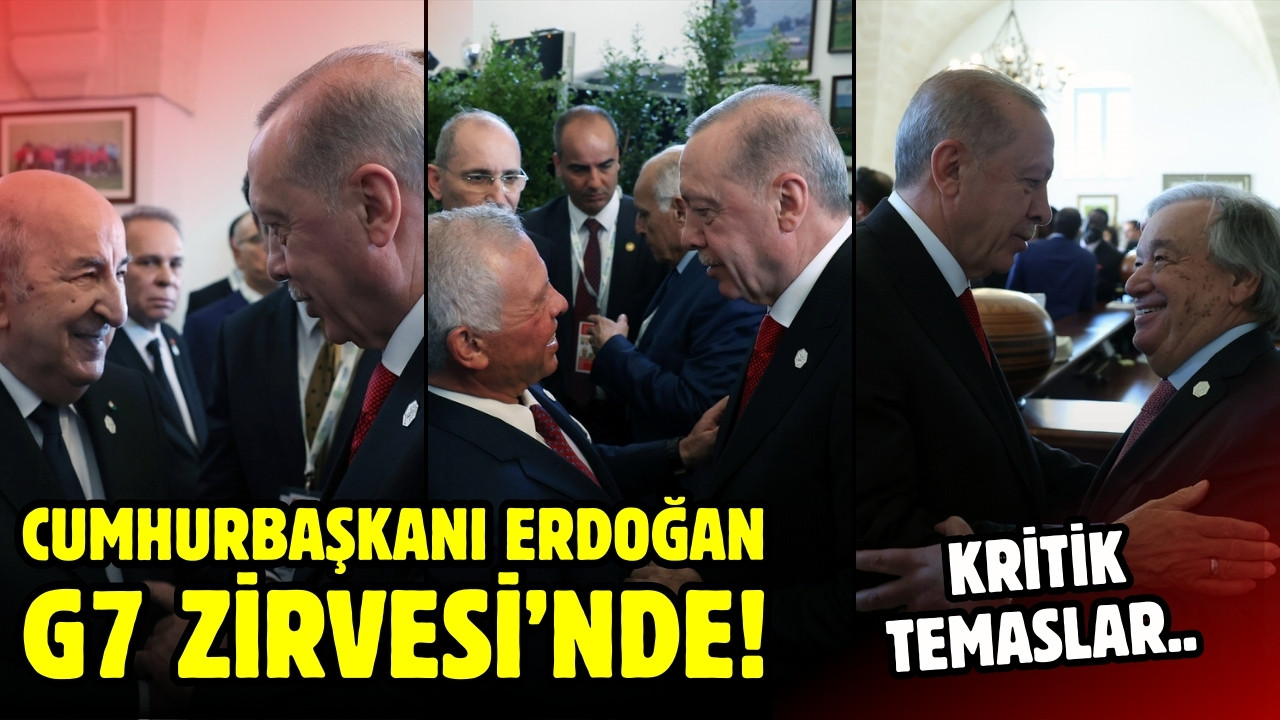 Cumhurbaşkanı Erdoğan, G7 Zirvesi'nde