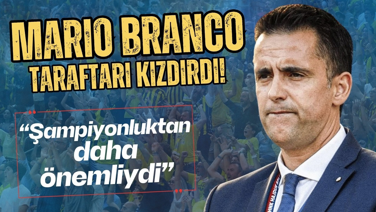 Mario Branco'dan tepki çeken sözler!