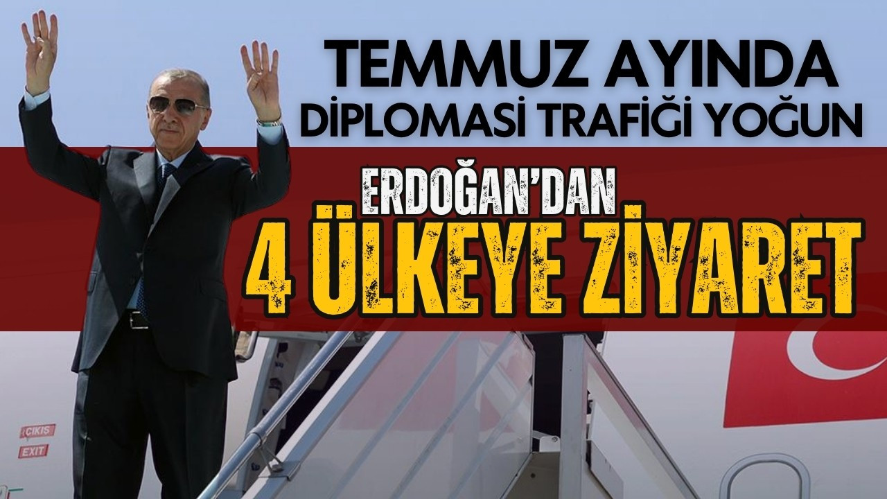 Cumhurbaşkanı Erdoğan'dan diplomatik görüşmeler!